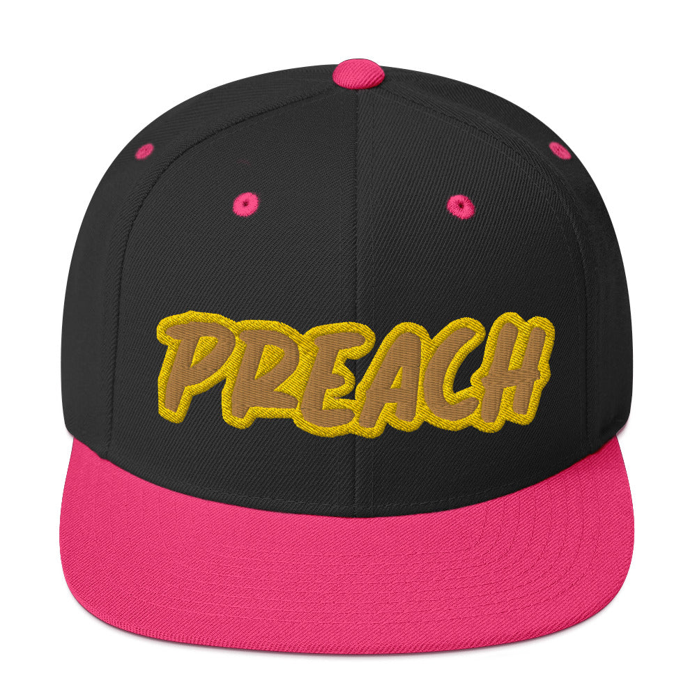 Preach Snapback Hat