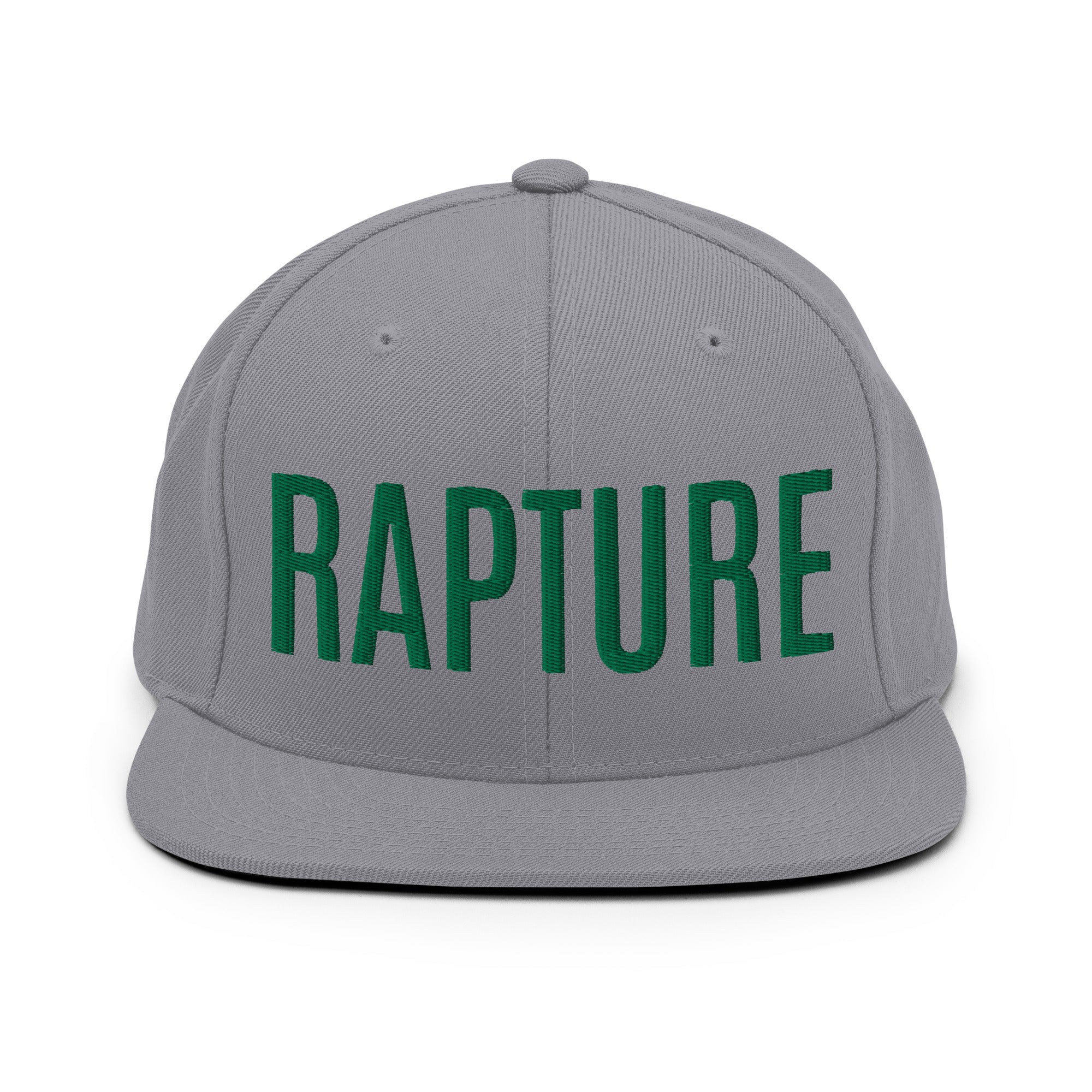Rapture Green Letters Snapback Hat