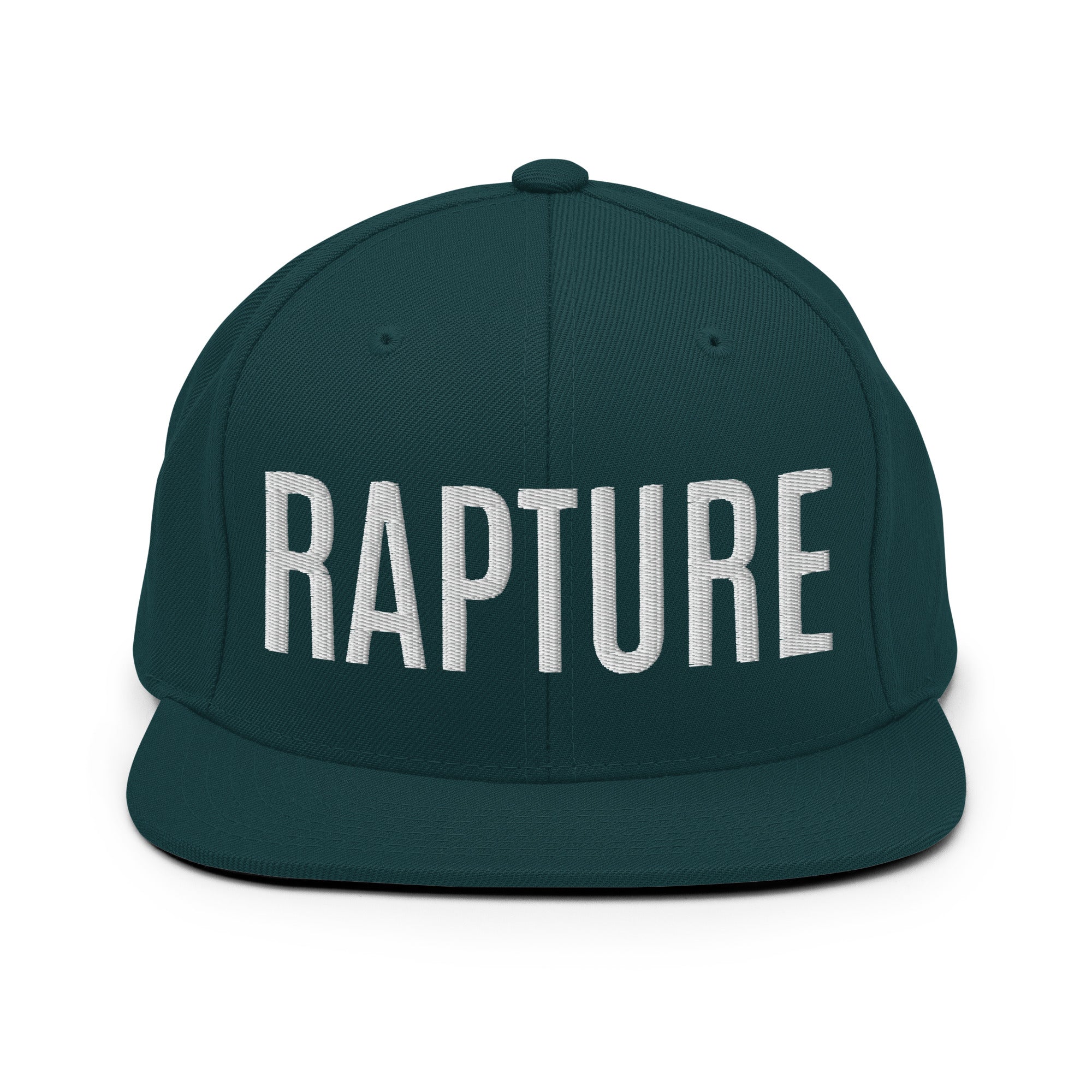 Rapture White letters Snapback Hat