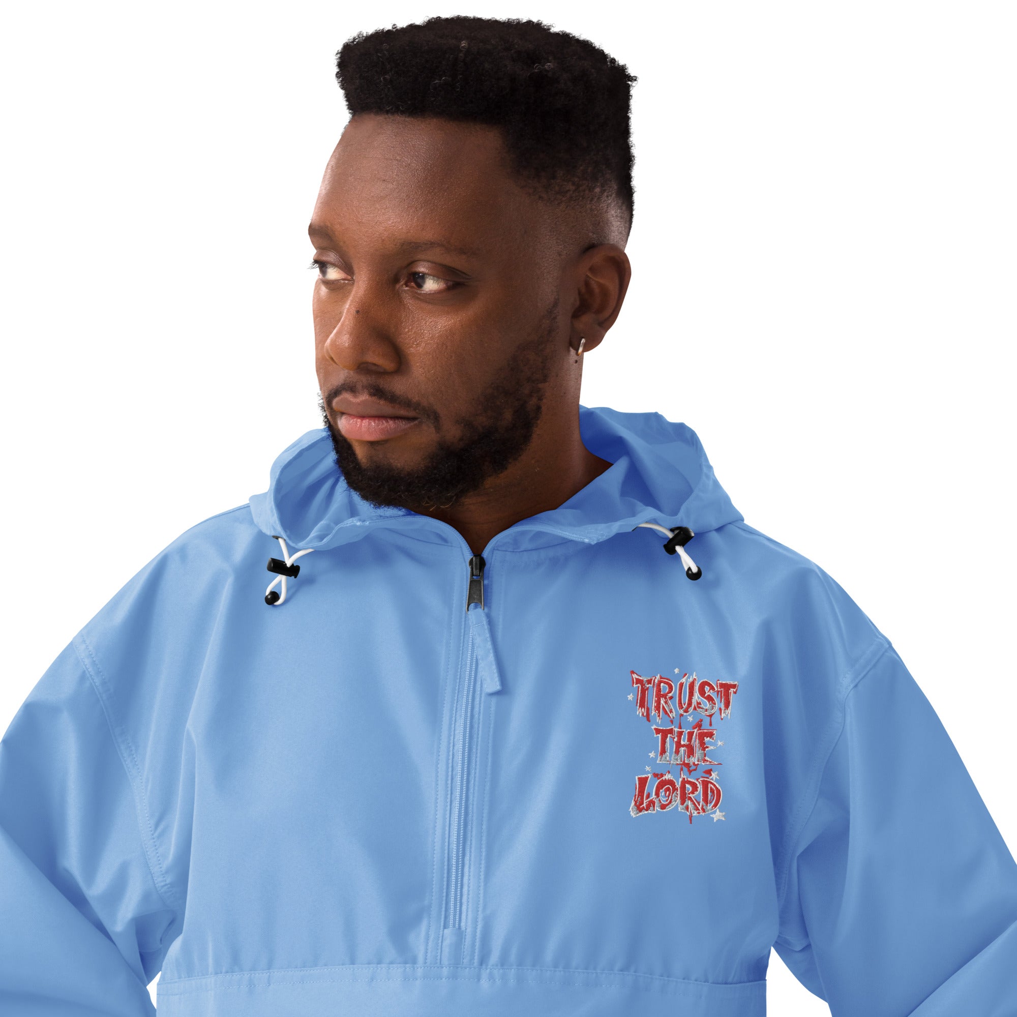 Trust the LORD Embroidered Champion Packable Jacket