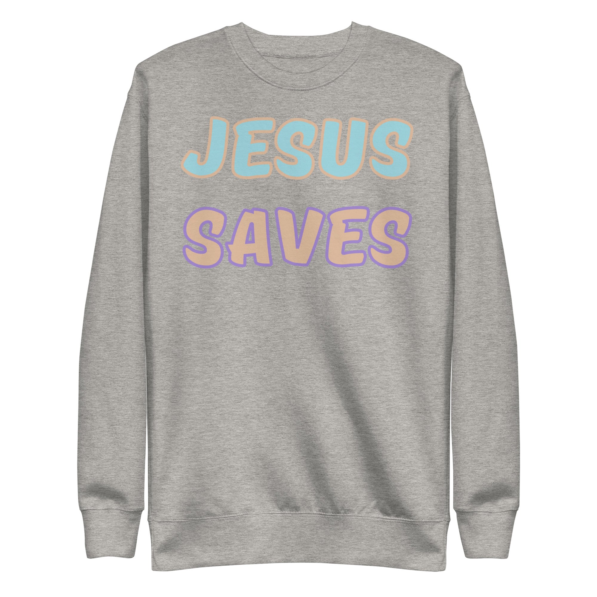 Jesus Saves/Knock Knock Unisex Premium Sweatshirt